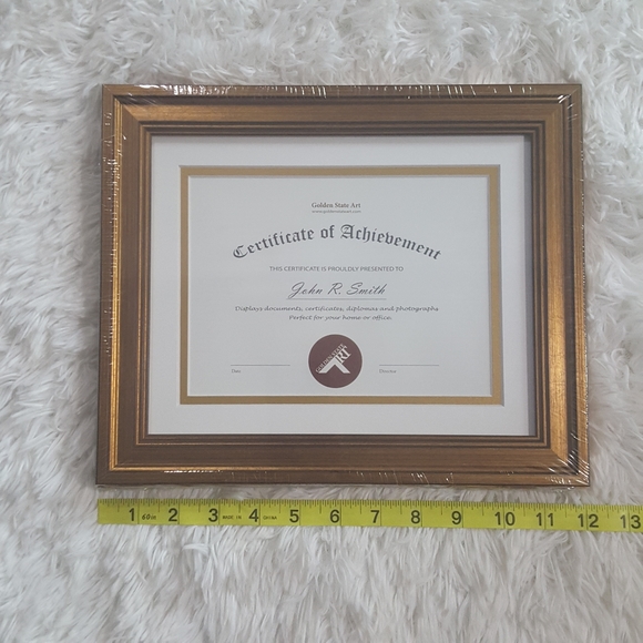 Golden State Art Achievement Frame Matted - Picture 8 of 11